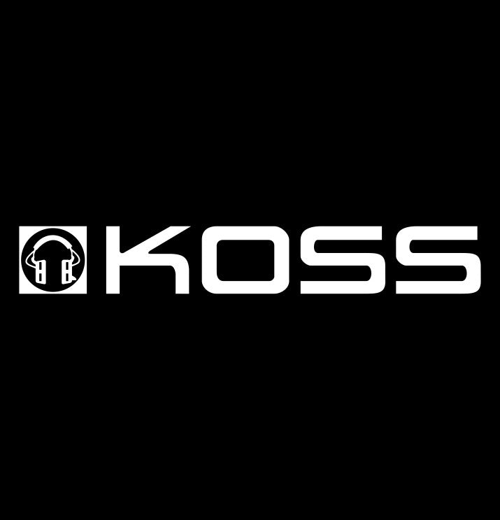 Koss decal, sticker, audio decal