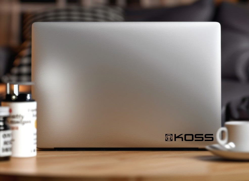 Koss decal, sticker, audio decal