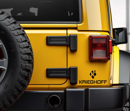 Krieghoff decal, firearm decal, car decal sticker