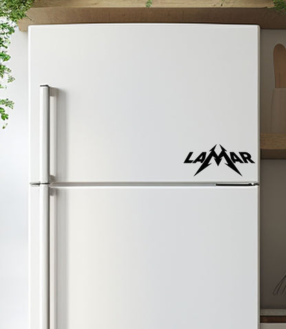 Lamar Snowboards decal, ski snowboard decal, car decal sticker