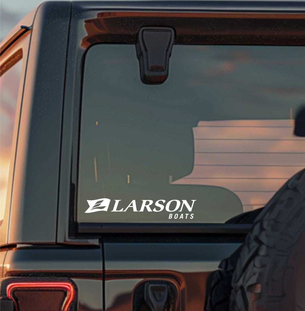 larson boats decal, sticker, hunting fishing decal, car sticker