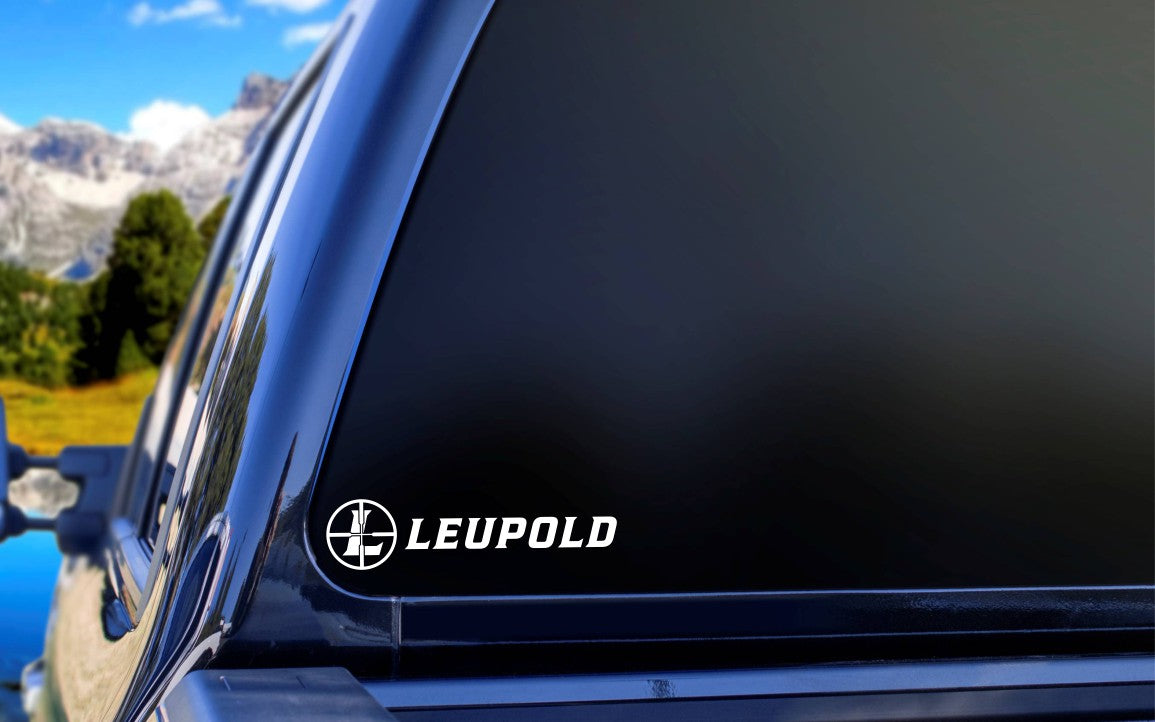 leupold decal, hunting fishing car decal sticker