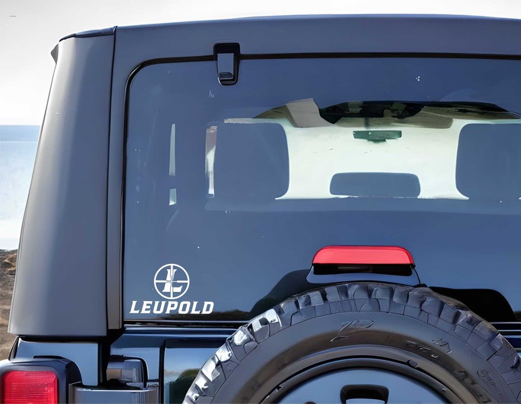 leupold decal, hunting fishing car decal sticker