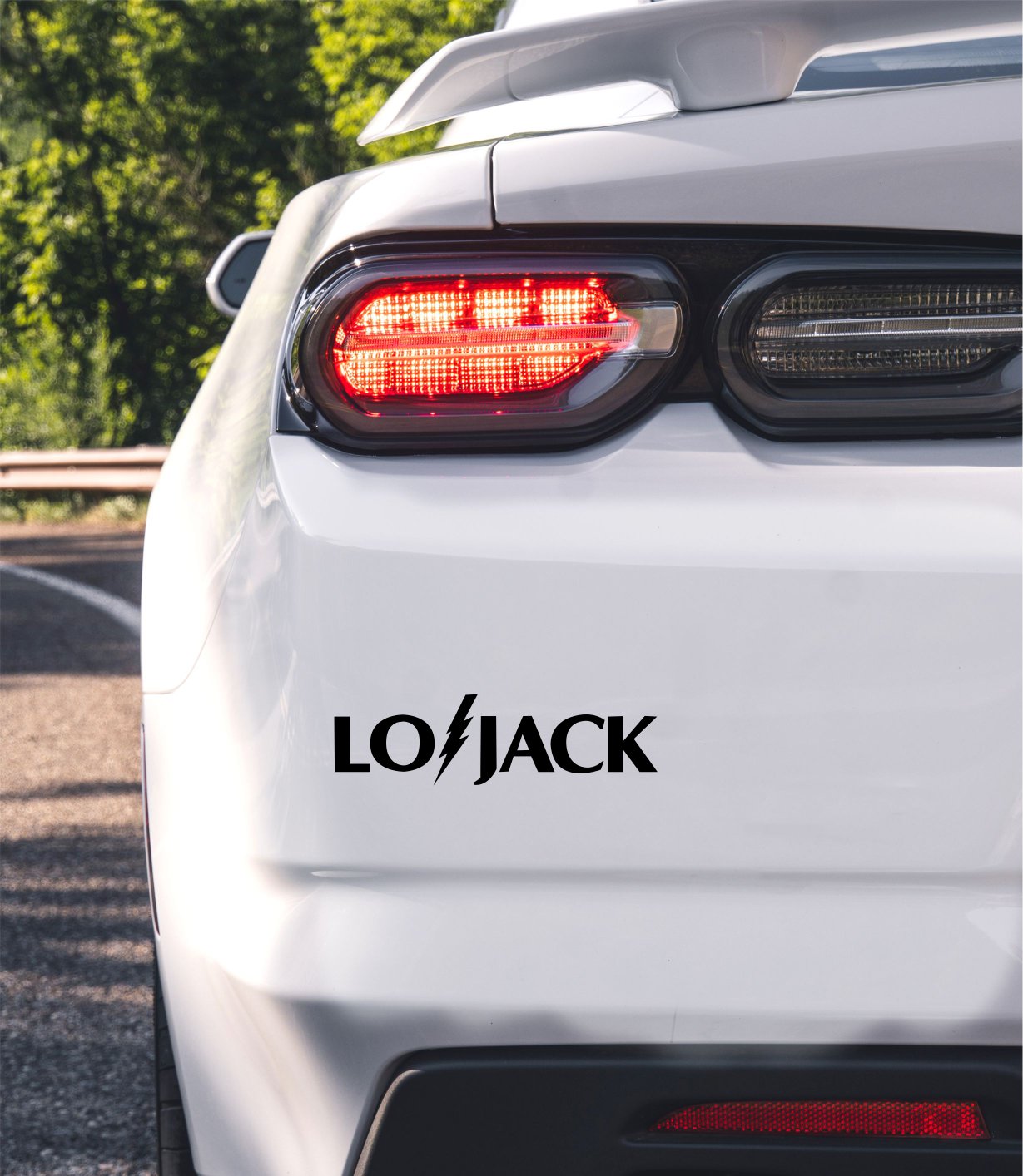 LoJack decal