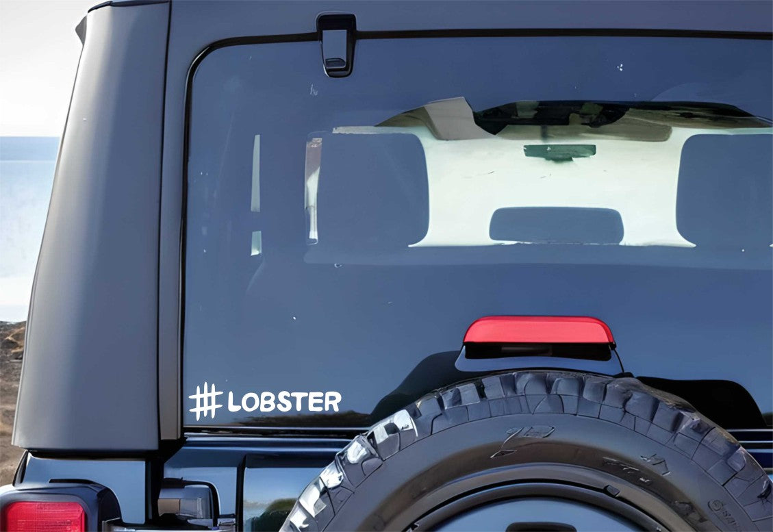 Lobster Snowboards decal, ski snowboard decal, car decal sticker