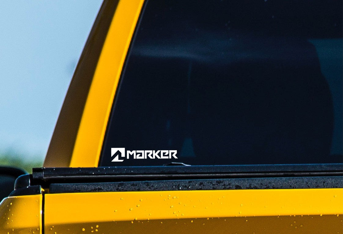 Marker decal, ski snowboard decal, car decal sticker
