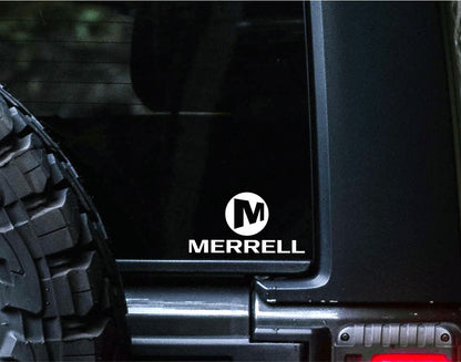 merrell decal, sticker, hunting fishing decal, car sticker b
