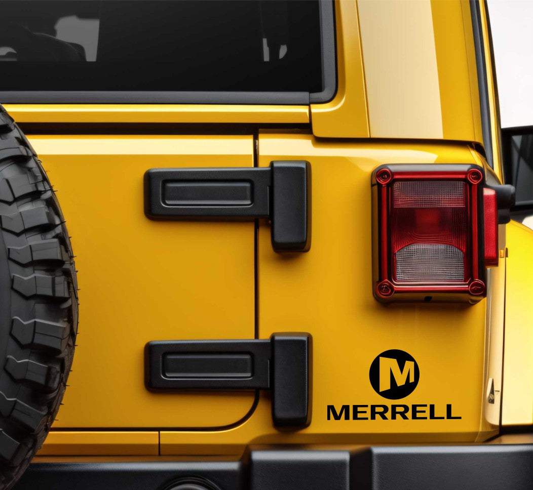 merrell decal, sticker, hunting fishing decal, car sticker b