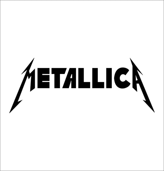 metallica band decal