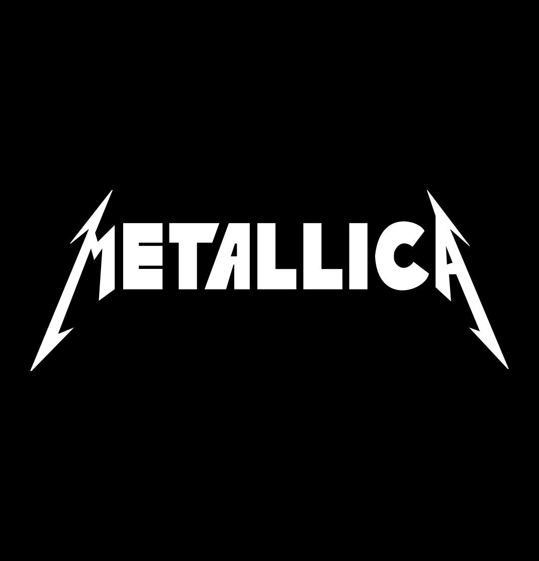 metallica band decal