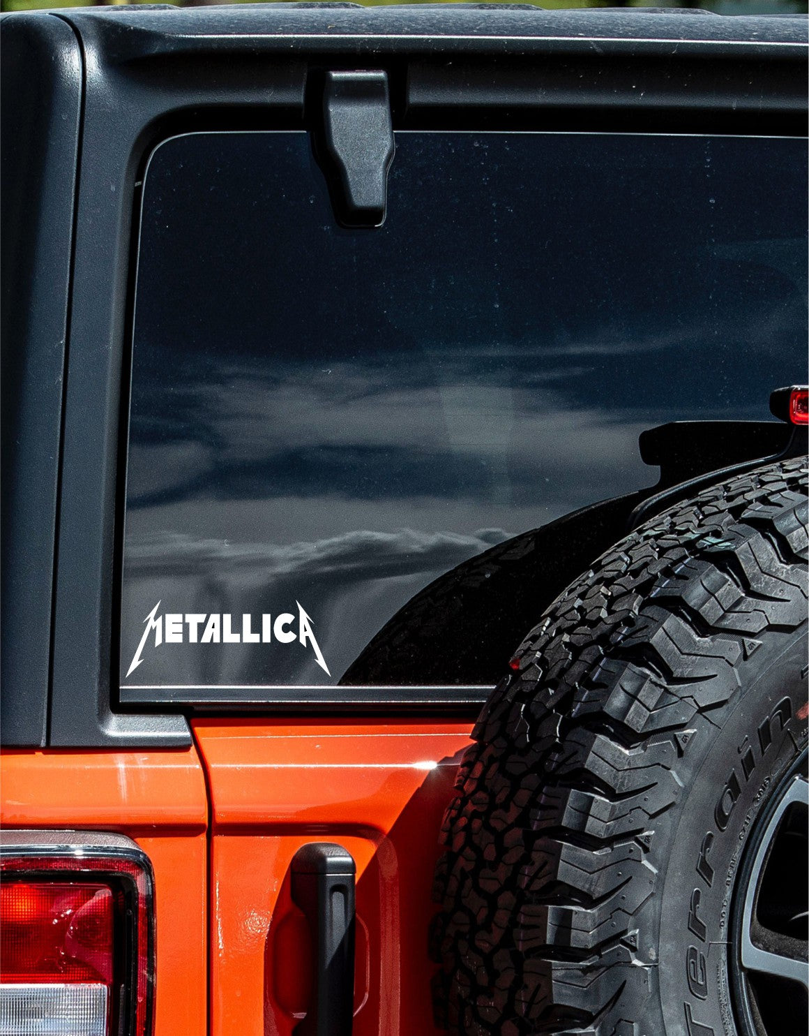 metallica band decal