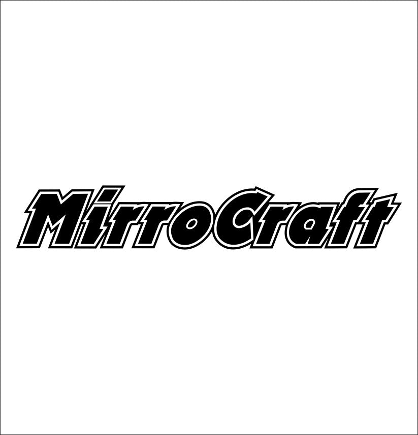 mirrorcraft decal, sticker, hunting fishing decal, car sticker