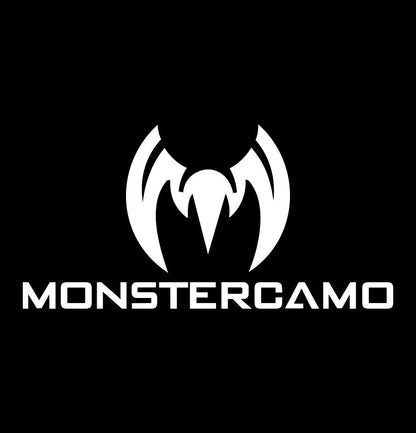 monster camo decal, sticker, hunting fishing decal, car sticker