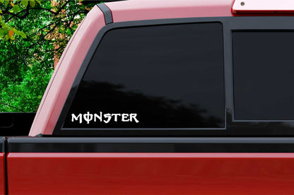 Monster decal, sticker b