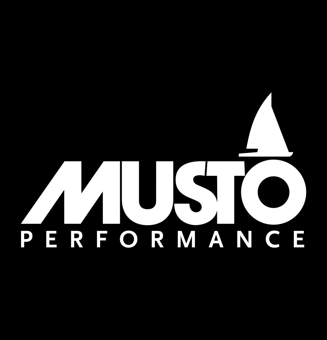Musto decal, sticker