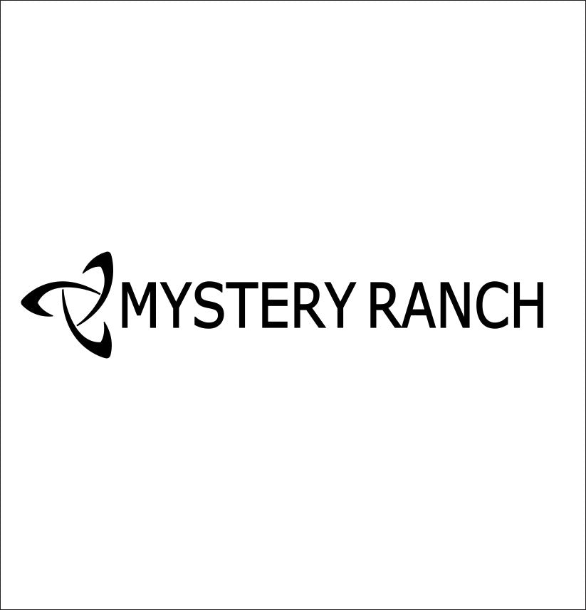 mystery ranch decal, sticker, hunting fishing decal, car sticker