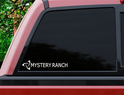 mystery ranch decal, sticker, hunting fishing decal, car sticker