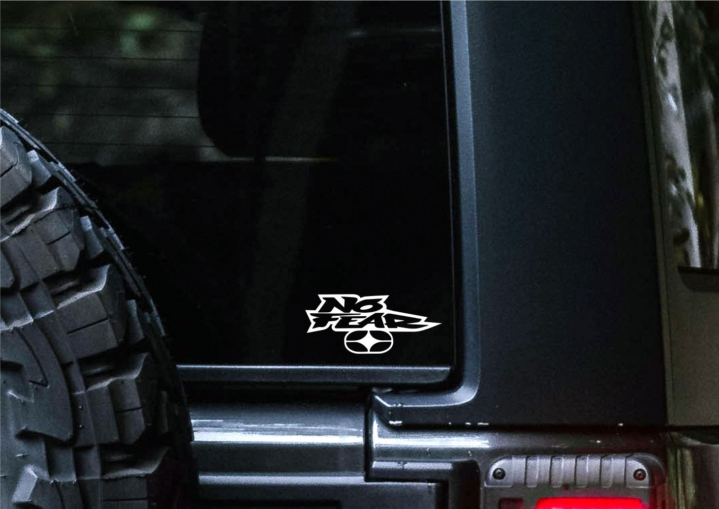 No Fear decal, sticker