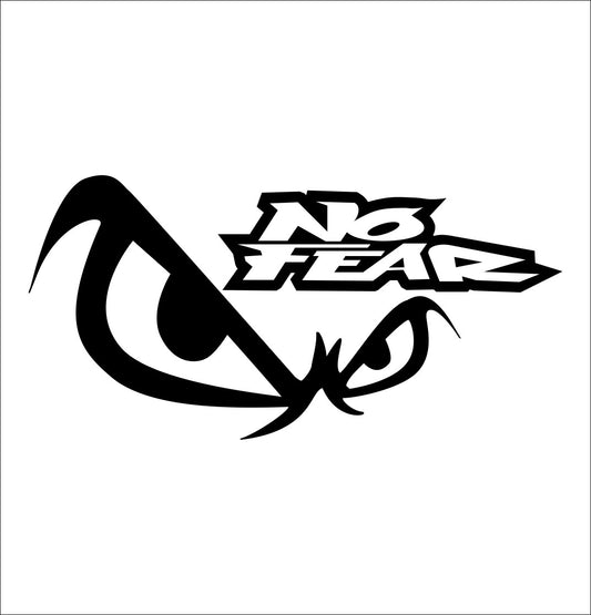 No Fear decal, sticker B