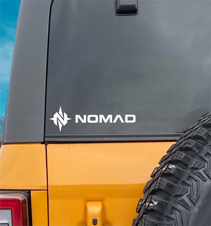 nomad outdoor decal, sticker, hunting fishing decal, car sticker