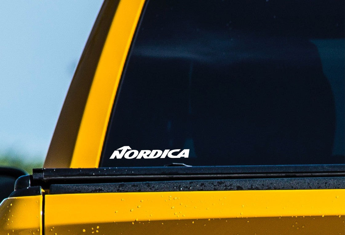 Nordica decal, ski snowboard decal, car decal sticker