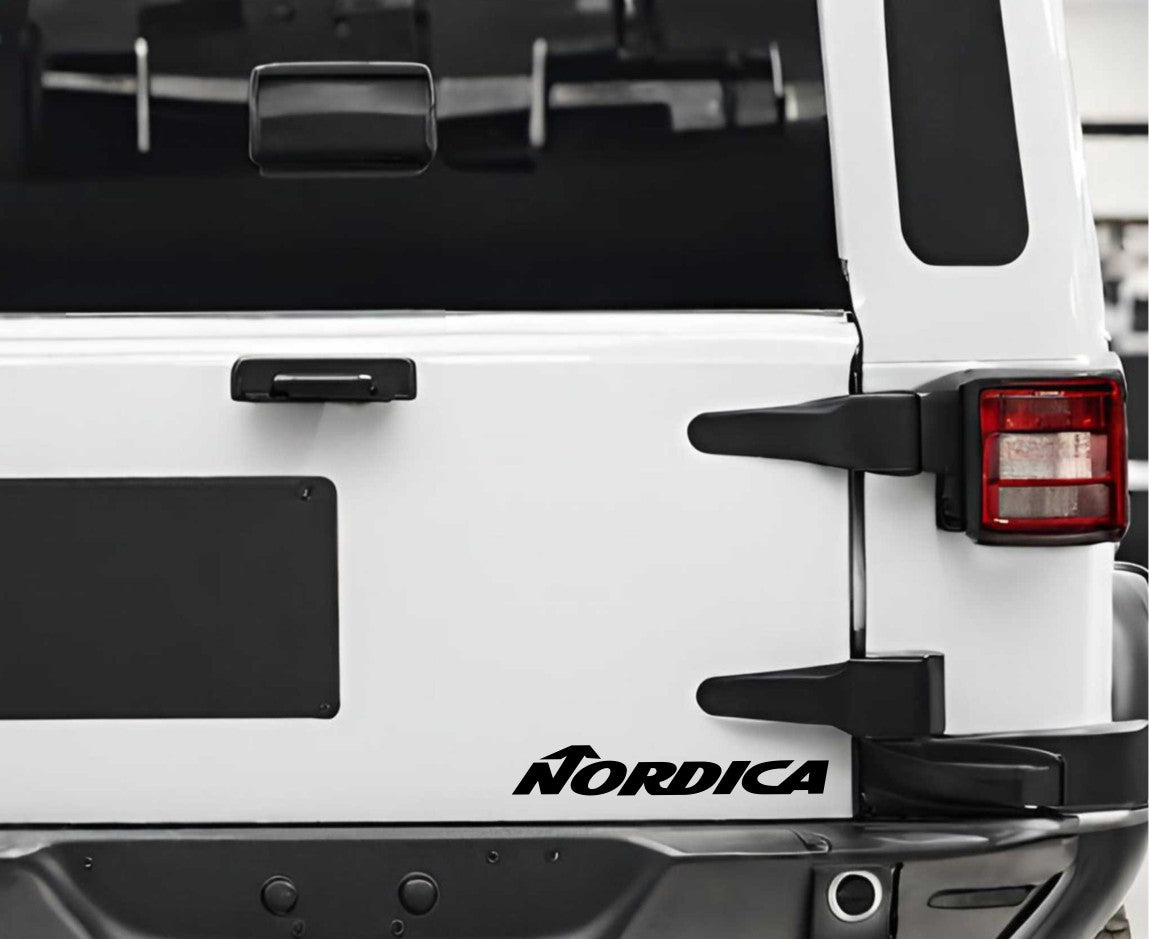 Nordica decal, ski snowboard decal, car decal sticker