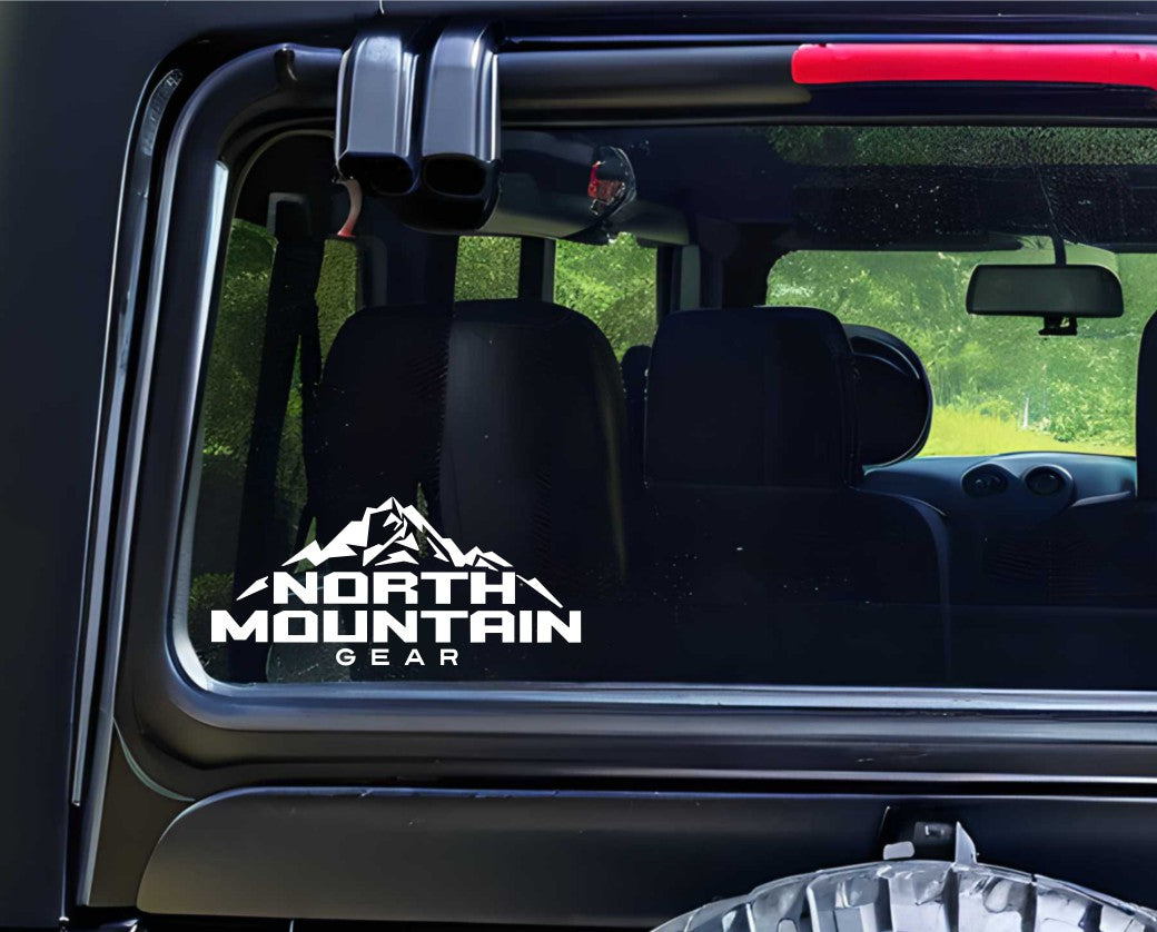 north mountain gear decal, sticker, hunting fishing decal, car sticker