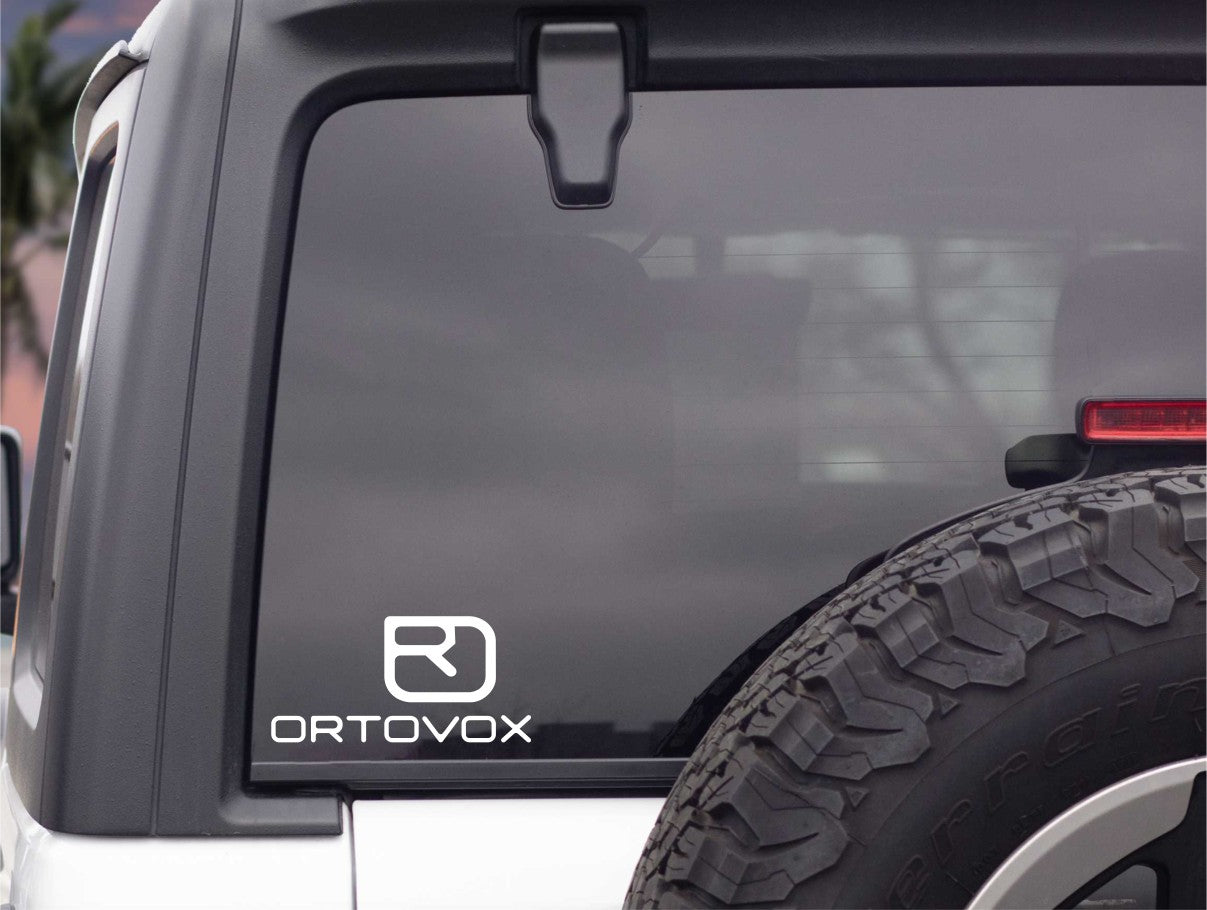 Ortovox decal, ski snowboard decal, car decal sticker