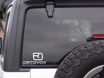 Ortovox decal, ski snowboard decal, car decal sticker