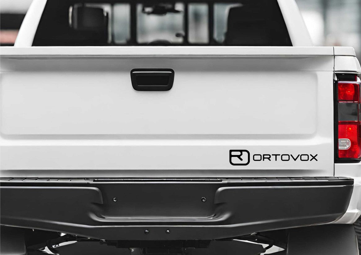 Ortovox decal, ski snowboard decal, car decal sticker