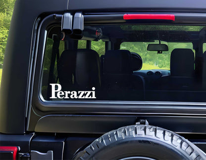 perazzi decal, car decal sticker