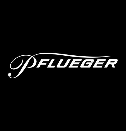 pflueger decal, sticker, hunting fishing decal, car sticker
