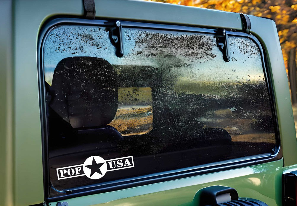 POF USA decal, firearm decal, car decal sticker