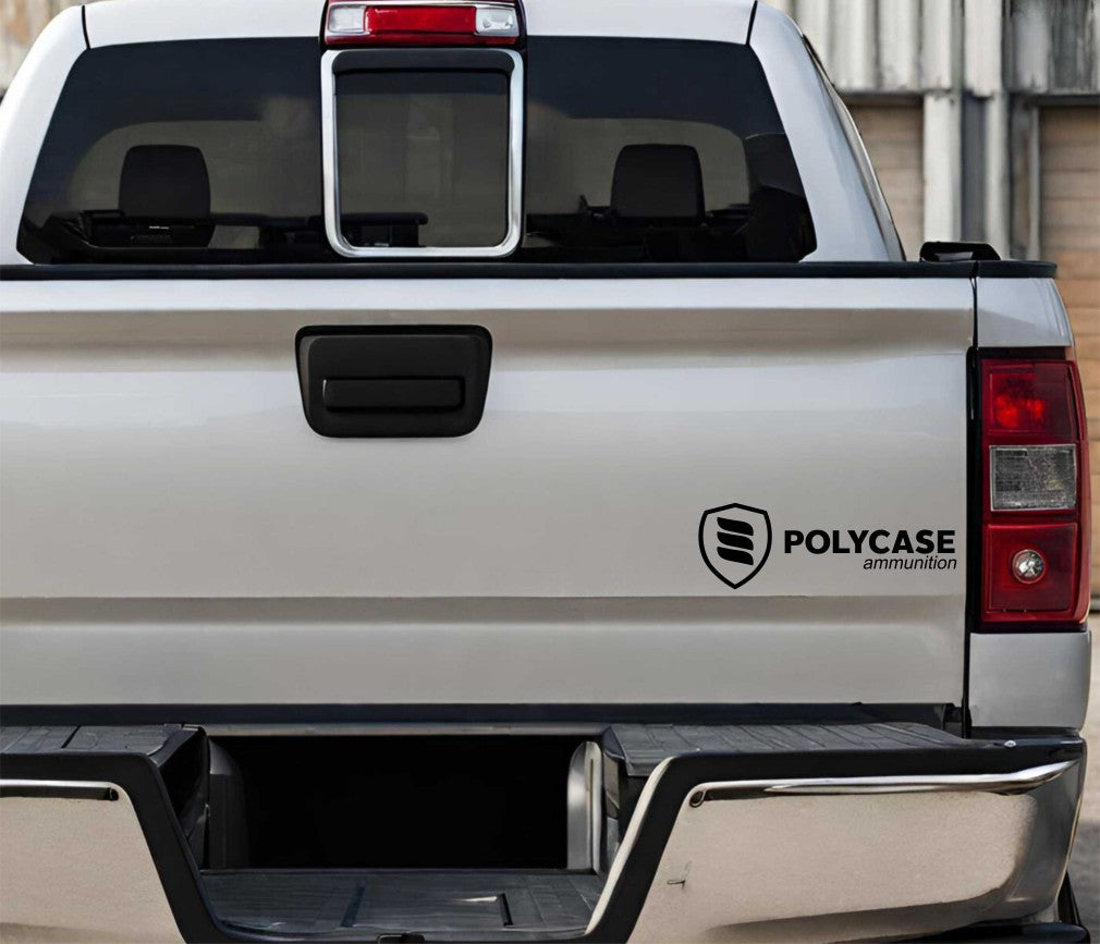Polycase decal, firearm decal, car decal sticker