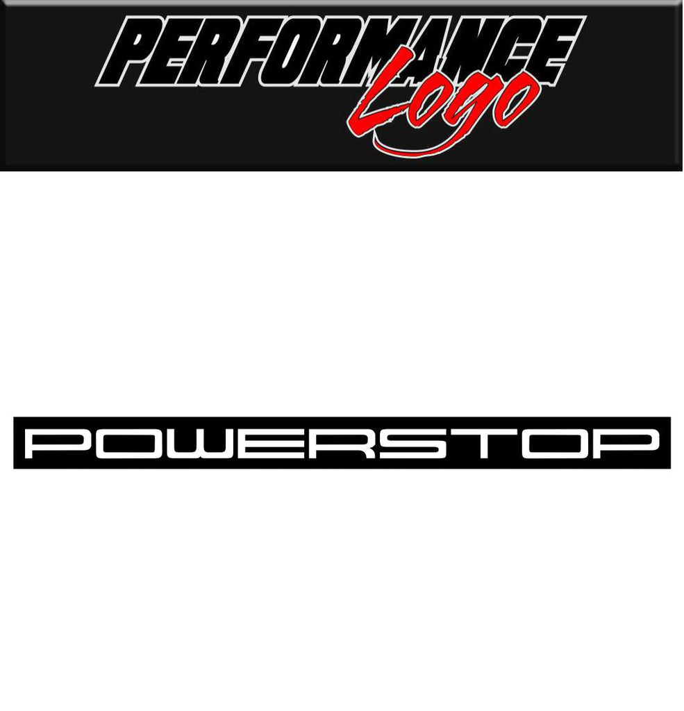 Power Stop Brakes decal