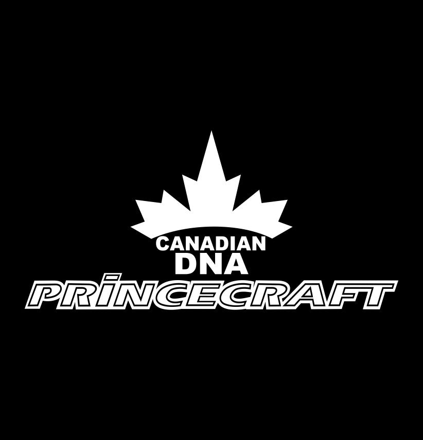 princecraft decal, sticker, fishing hunting sticker, car decal