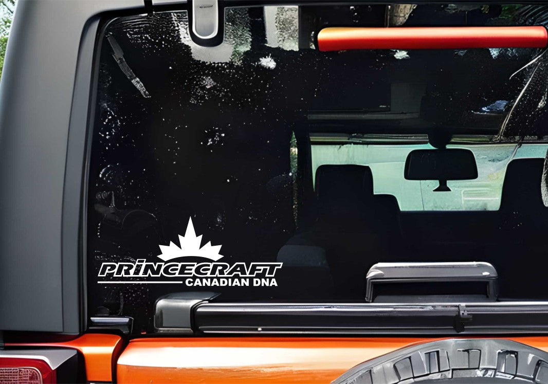 princecraft decal, sticker, fishing hunting sticker, car decal c
