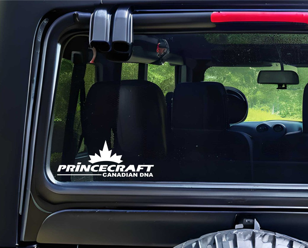 princecraft decal, sticker, fishing hunting sticker, car decal d