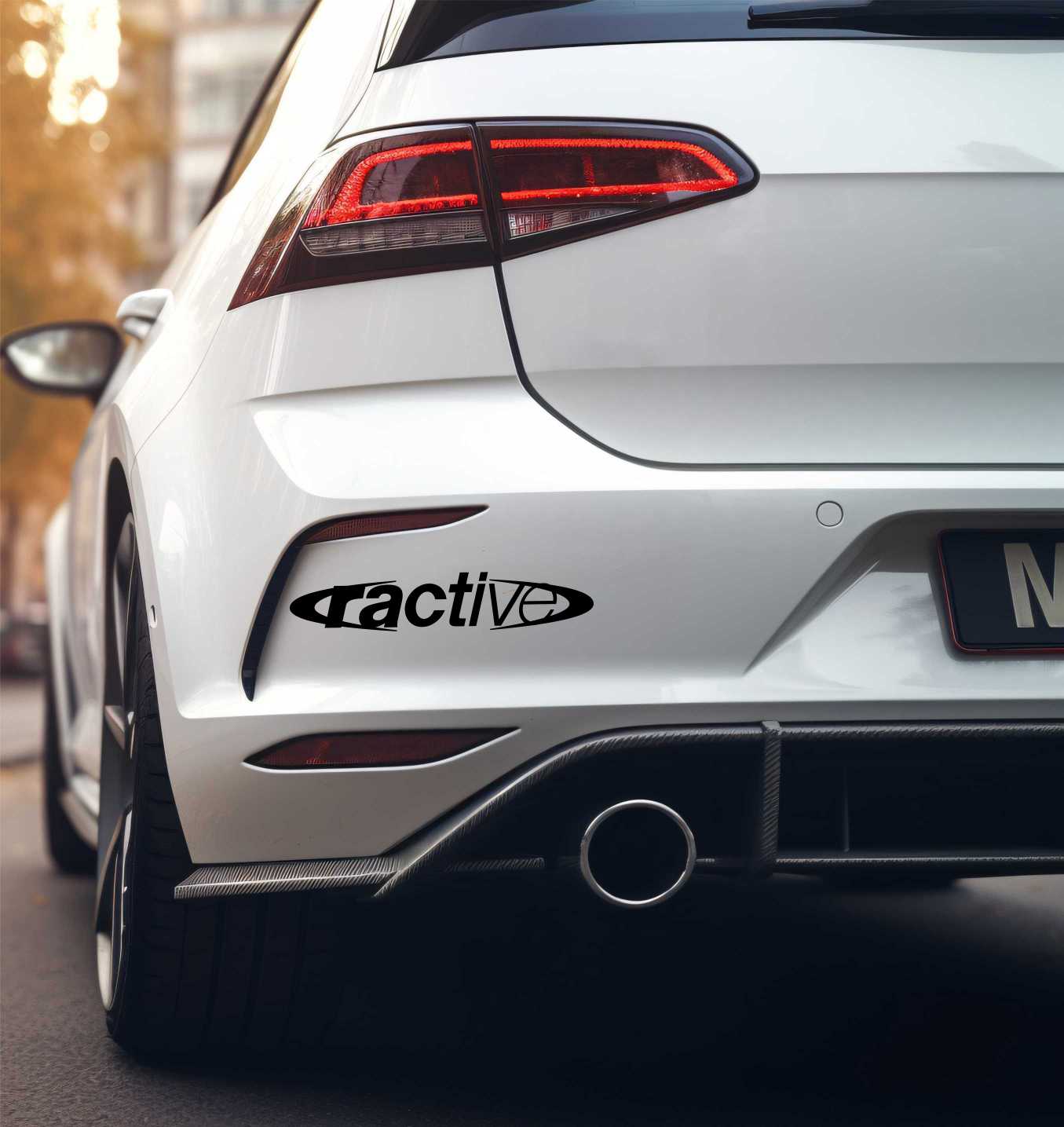 Ractive decal, sticker