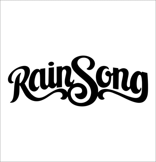 Rainsong decal, sticker