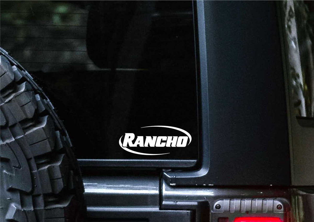 Custom Car Decals Ranch Rancho Suspension Decal Rancho Suspension (Since 1955) History