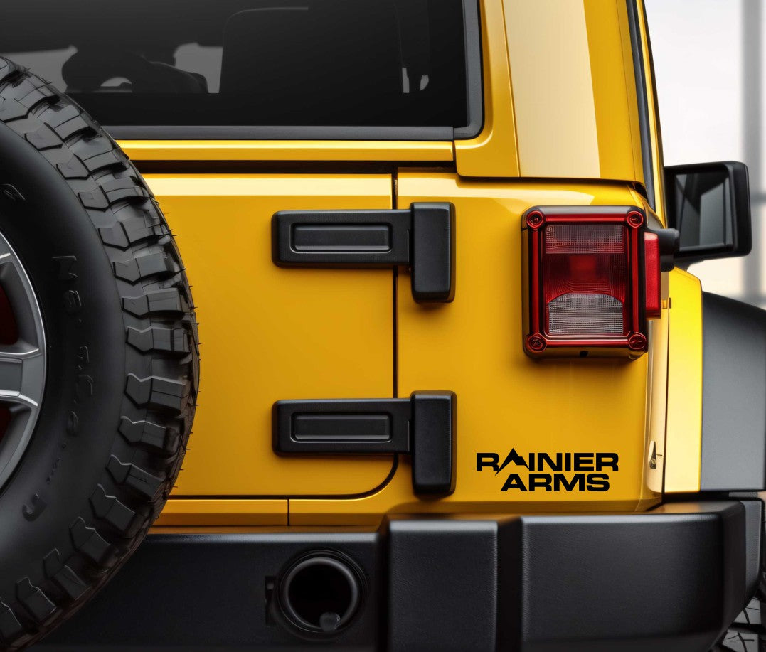 Ranier Arms decal, firearm decal, car decal sticker