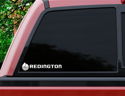 redington decal, sticker, hunting fishing decal, car sticker