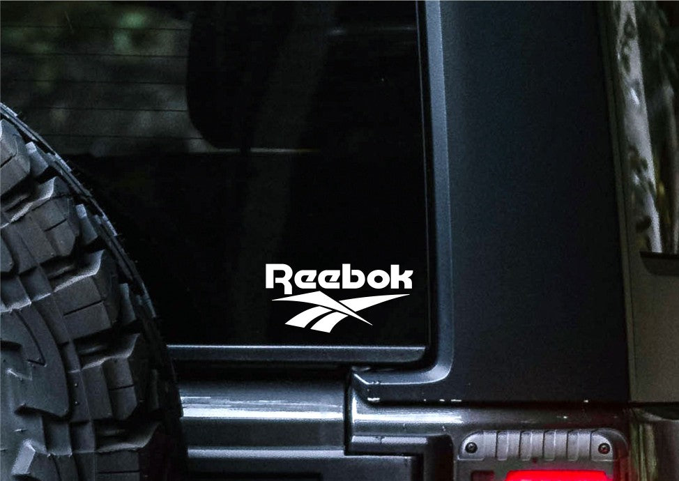 Reebok decal, sticker