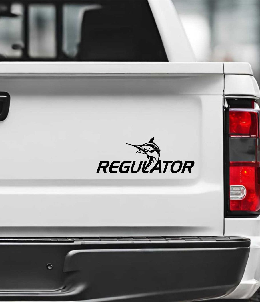 regulator boats decal, sticker, hunting fishing decal, car sticker