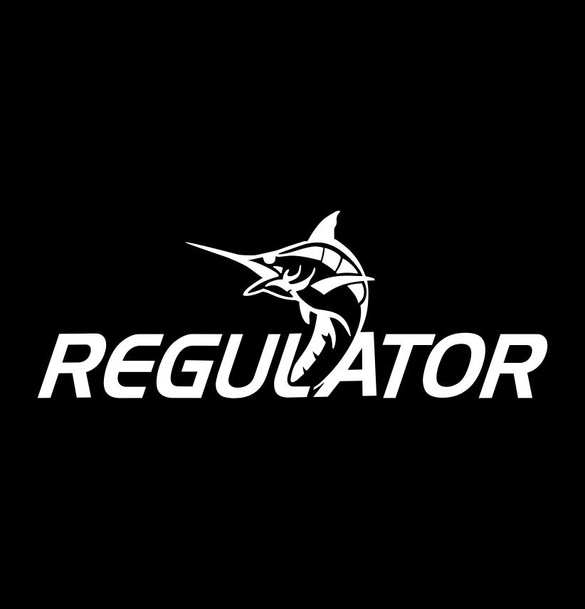 regulator boats decal, sticker, hunting fishing decal, car sticker