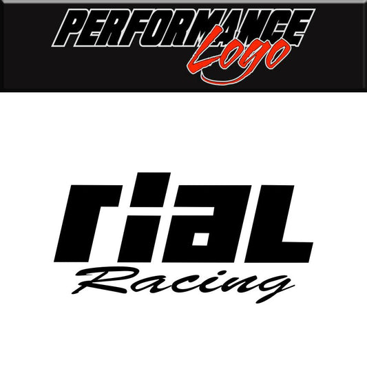Rial Wheels decal, performance car decal sticker