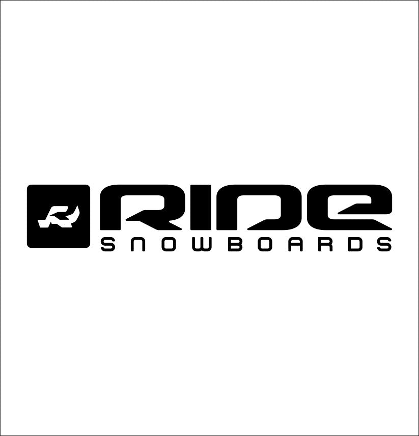 Ride Snowboards decal, ski snowboard decal, car decal sticker