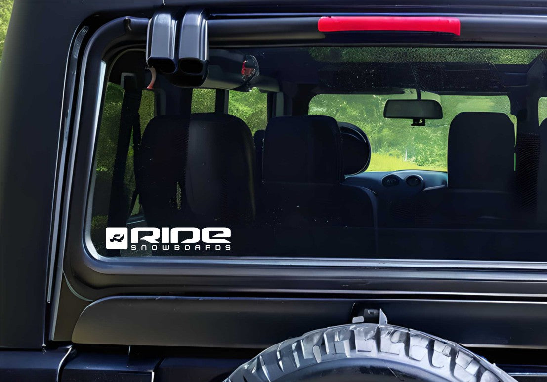 Ride Snowboards decal, ski snowboard decal, car decal sticker