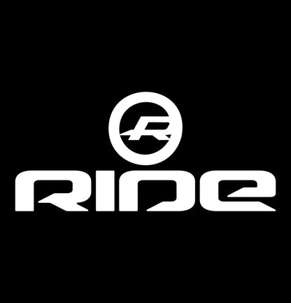 Ride Snowboards decal, sticker, ski decal